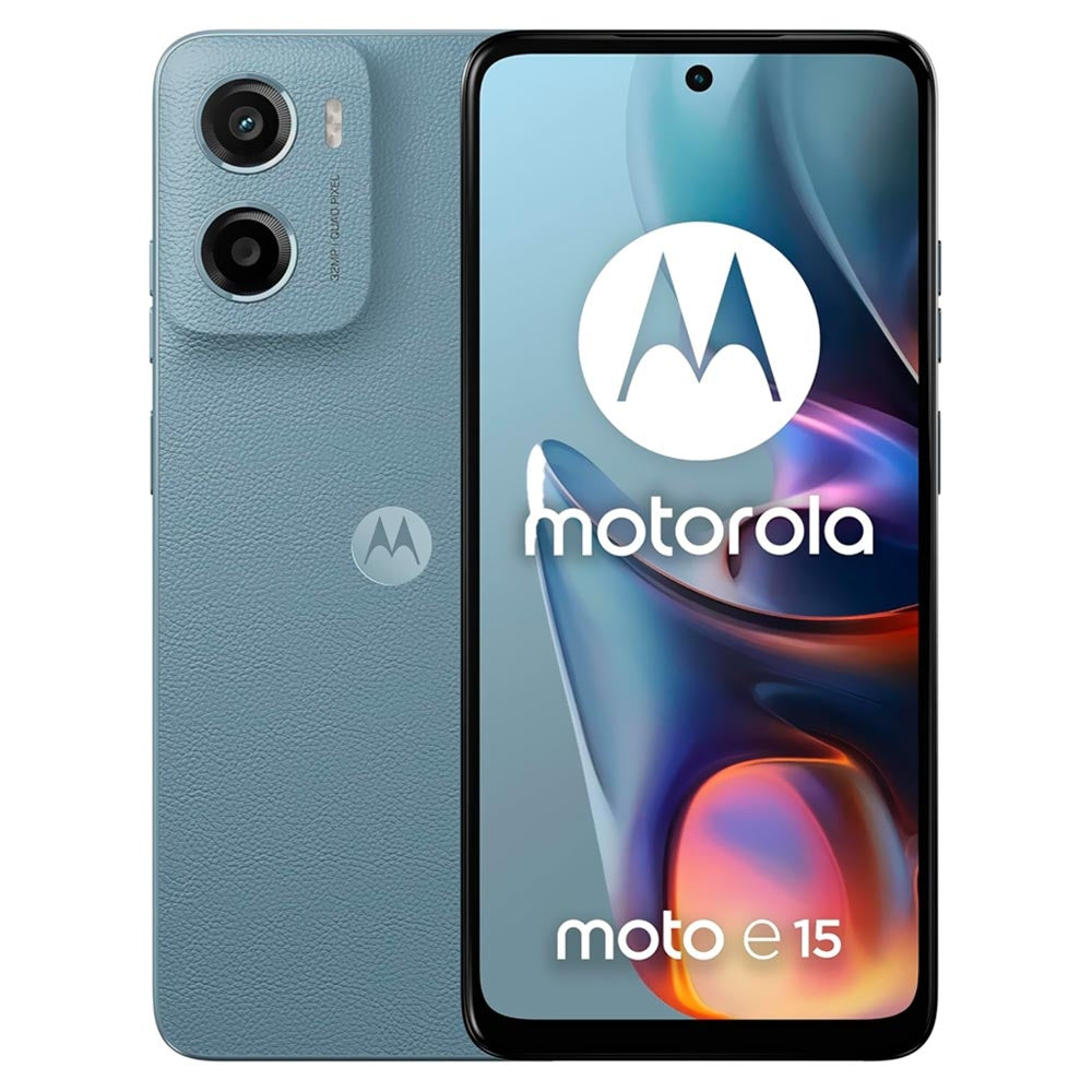 Celular Motorola Moto E15 XT2523-8 - 2/64GB - 6.67’’ - Dual-Sim - Azul Cantera