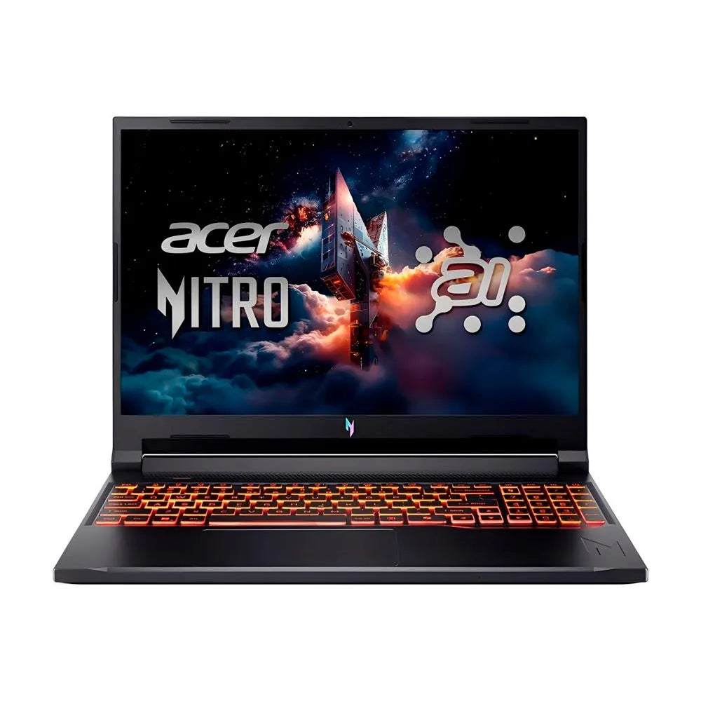 Notebook Gamer Acer Nitro V 16 AI ANV16-42-R309 – AMD Ryzen 5 240 – 16 GB RAM / 512 GB SSD – Pantalla de 16'' – GeForce RTX 5050 – Color Shale Black