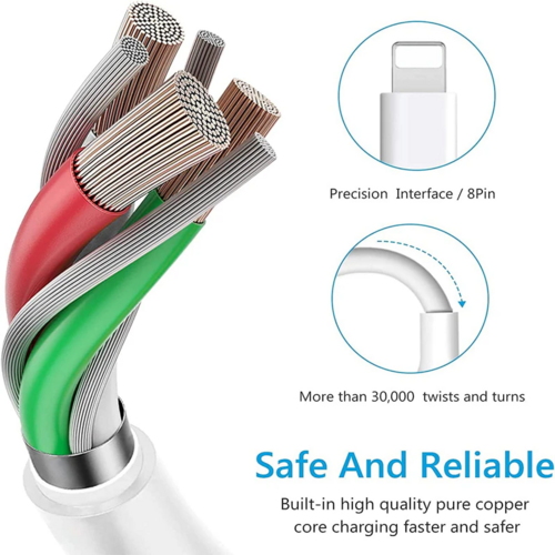 Cargador rápido USB-C PD de 20W con cable (modelo 2024) para iPhone 14, 13, 12, 11 y XR.