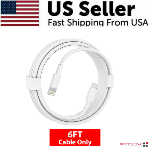 Cargador rápido USB-C PD de 20W con cable (modelo 2024) para iPhone 14, 13, 12, 11 y XR.