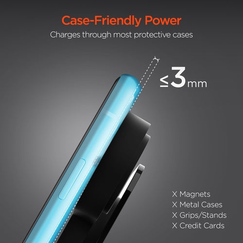 Hypergear 3-in-1 Cargador Inalambrico Dock Black