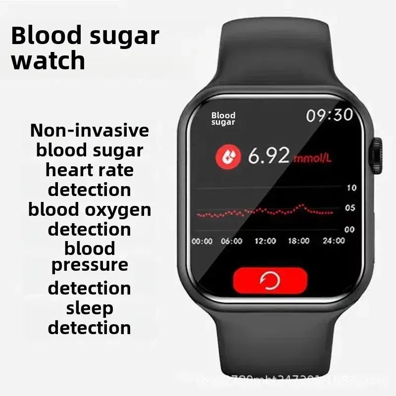 Reloj Medidor De Glucosa Sin Aguja No Invasivo - Plata