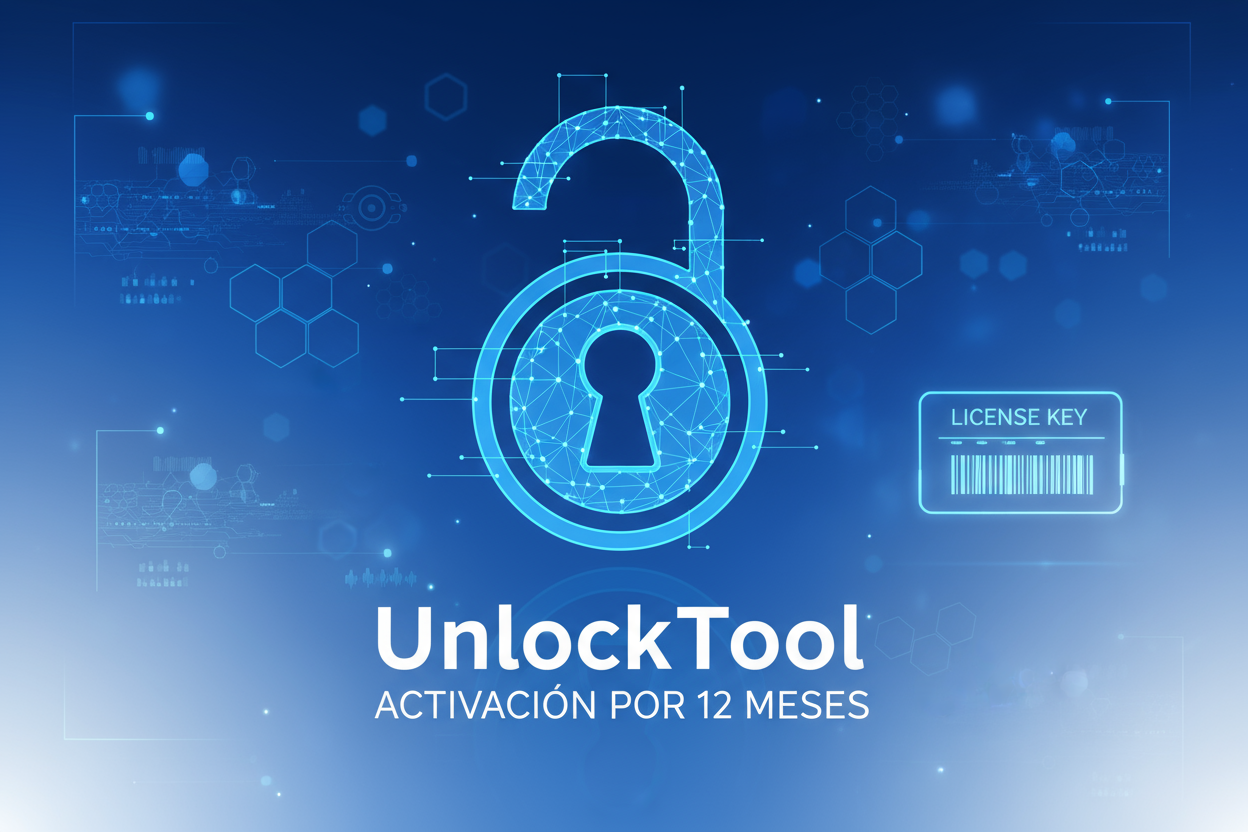 imagen de unlocktool que diga activacion por 12 meses