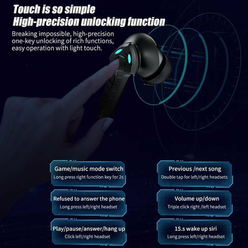 Dragon TWS Cancelacion de sonido Stereo Gaming Bluetooth